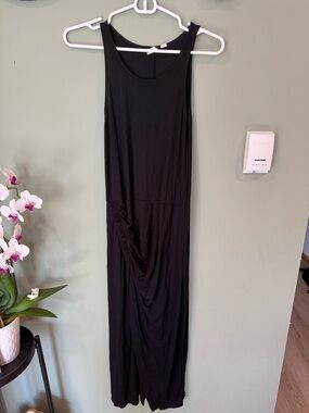 GAP faux wrap dress; ruched wrap dress; bodycon dress